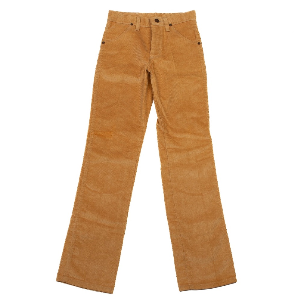 Vintage 1970s Wrangler Corduroy straight leg pants Boys student Siz3 26X30